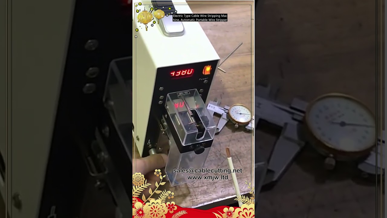 Automatische elektrische kabelstripmachine – Draagbare draadstripper voor professioneel gebruik