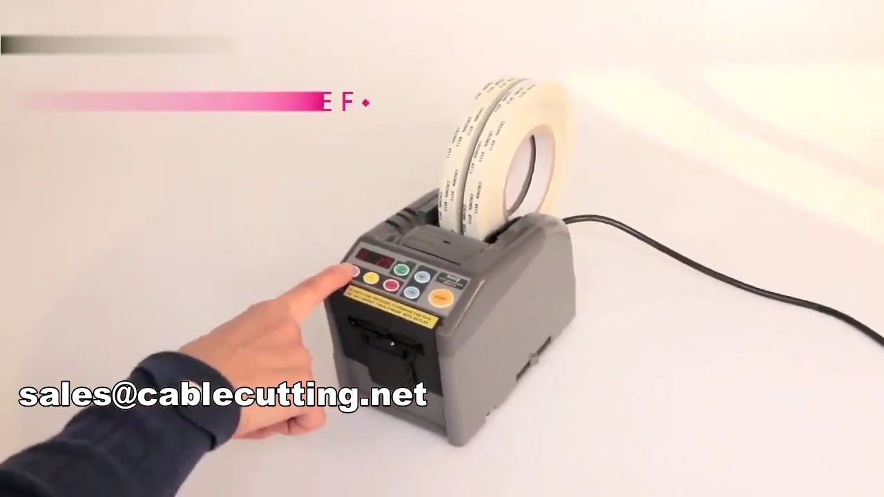 Automatische tape dispensers: ZCUT-9 – snijdt zowel adhesive als non-adhesive tape
