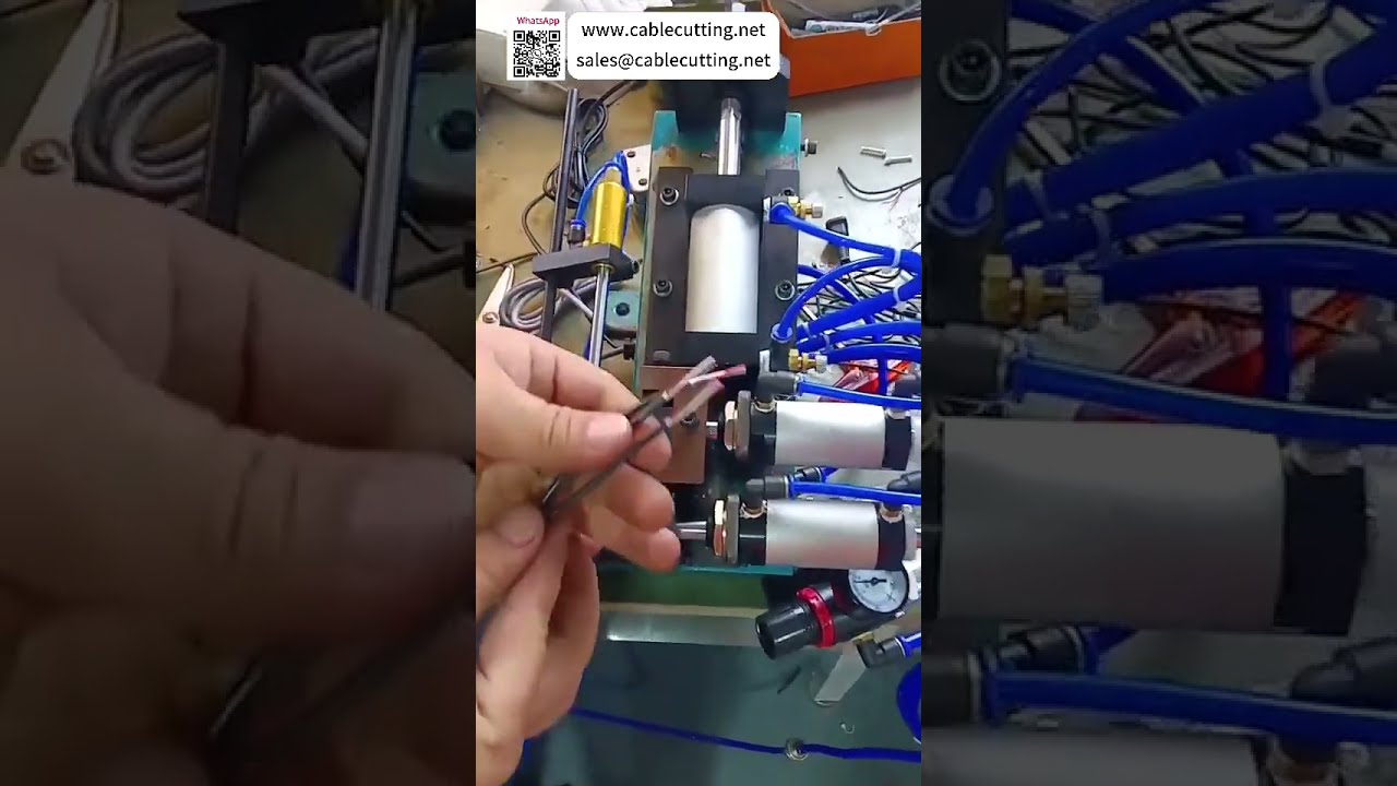 Model 305 & 3F Draadstripmachines voor 25mm Buiten- en 20mm Binnenkabel - Efficiënte Verwerking