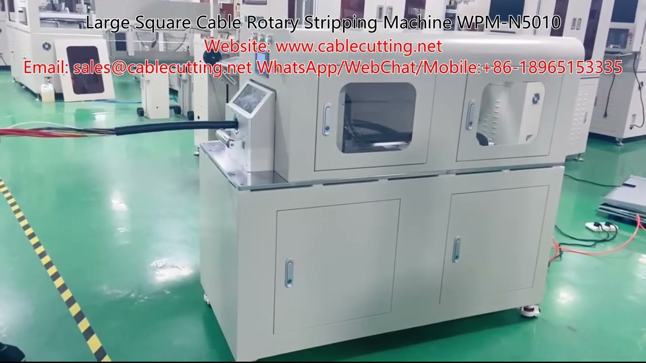 Roterende stripmachine voor grote vierkante kabels | WPM-N5010