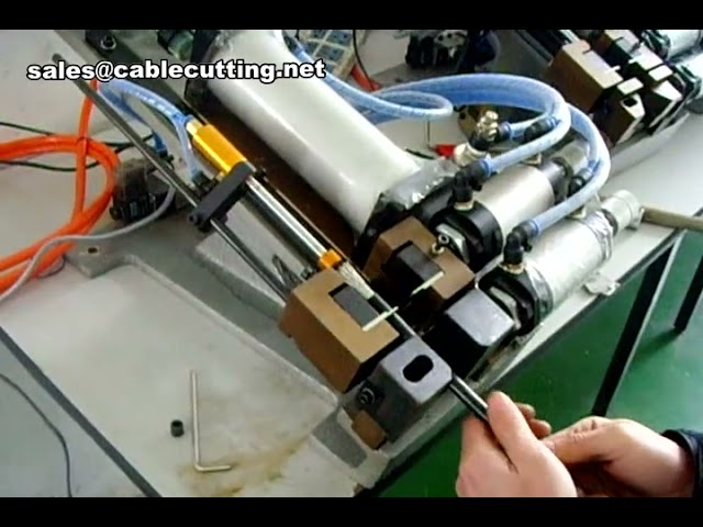 Automatische kabelstrip- en snijmachine – Efficiënte draadverwerking voor industrieel gebruik