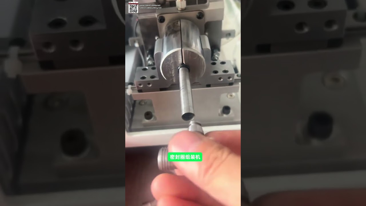 Geautomatiseerde O-ringassemblagemachine voor rubberen flexibele verbindingsafdichtingen - Korte versie