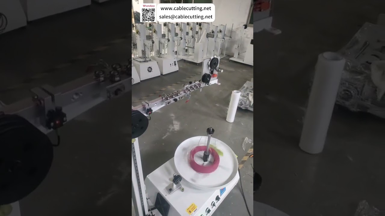 Geautomatiseerde variabele snelheid afwikkelmachine voor ultradunne losse draden – korte versie
