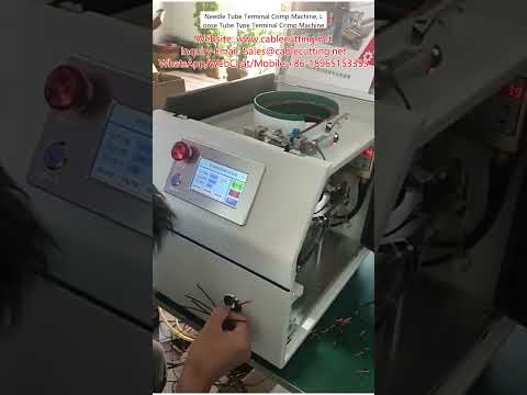 Precisie krimpmachine voor naald- en losse buisconnectoren | Automatische draadkrimpmachine
