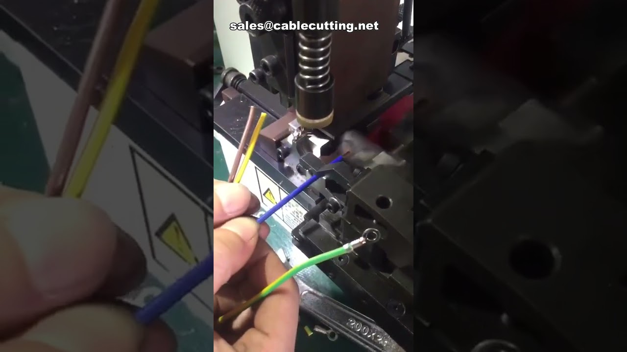 Handmatige draadstripper en krimpmachine voor verticale terminals - Draadstripper/krimpmachine, handmatig