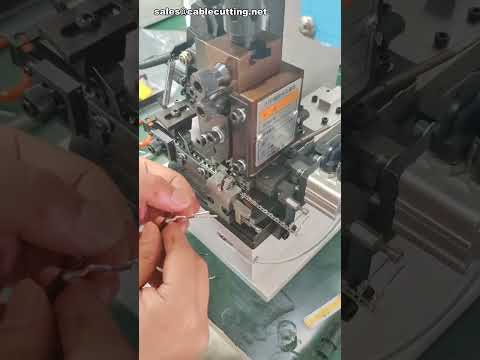 Automatische Draadstripmachine & Crimpmachine - Enkelzijdig voor Fabriek en DIY