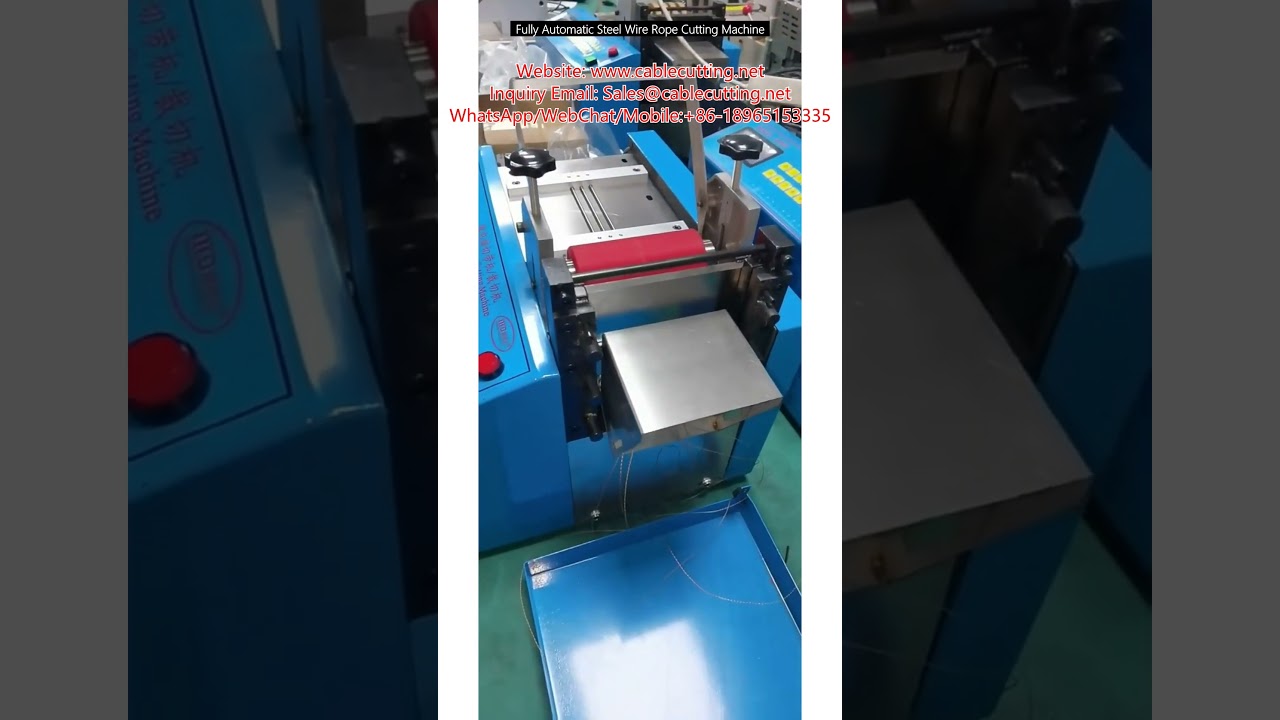 Volledig automatische staalkabel snijmachine | Precisie en snelheid