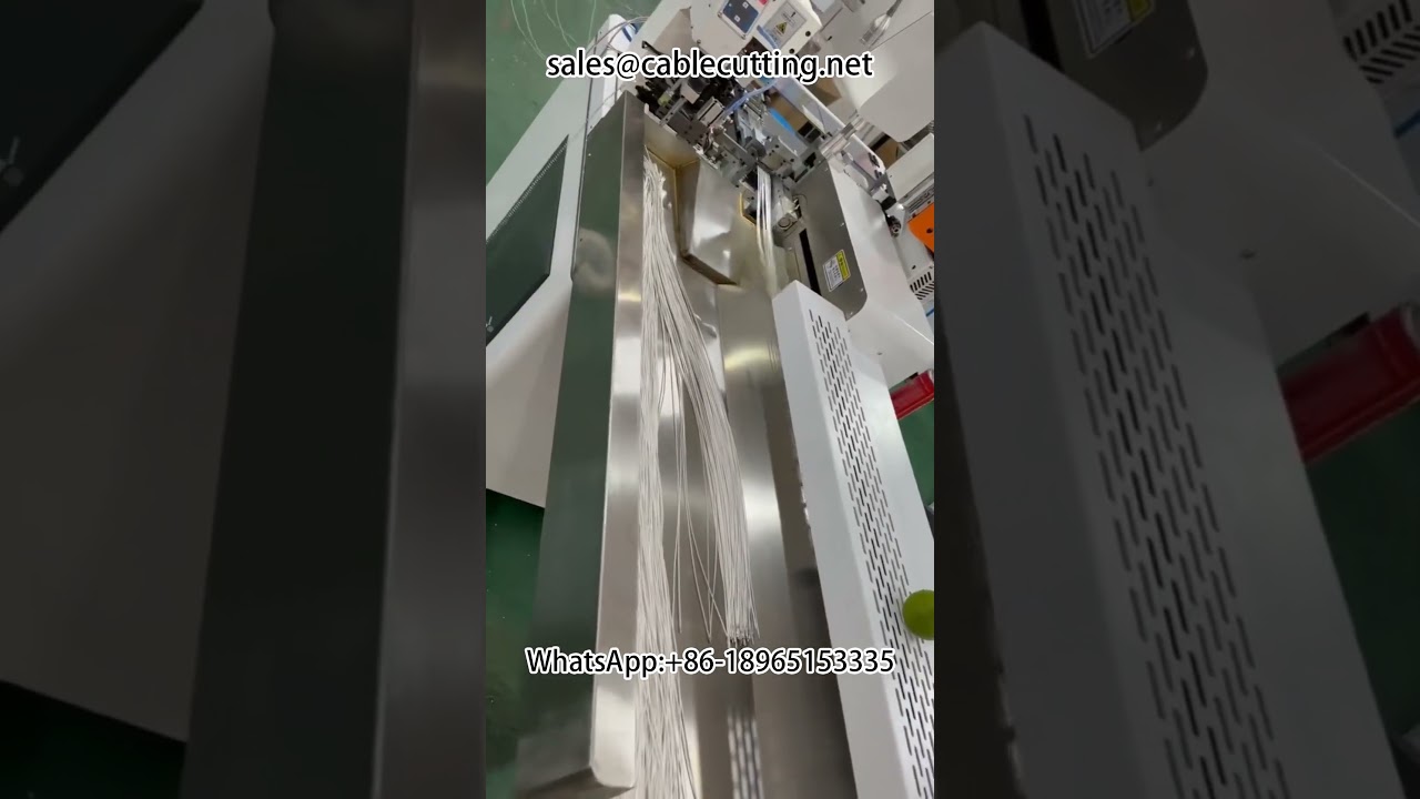 Automatische dubbelkop terminalmachine voor #8 draad – Jaarlijkse opruiming speciale aanbieding