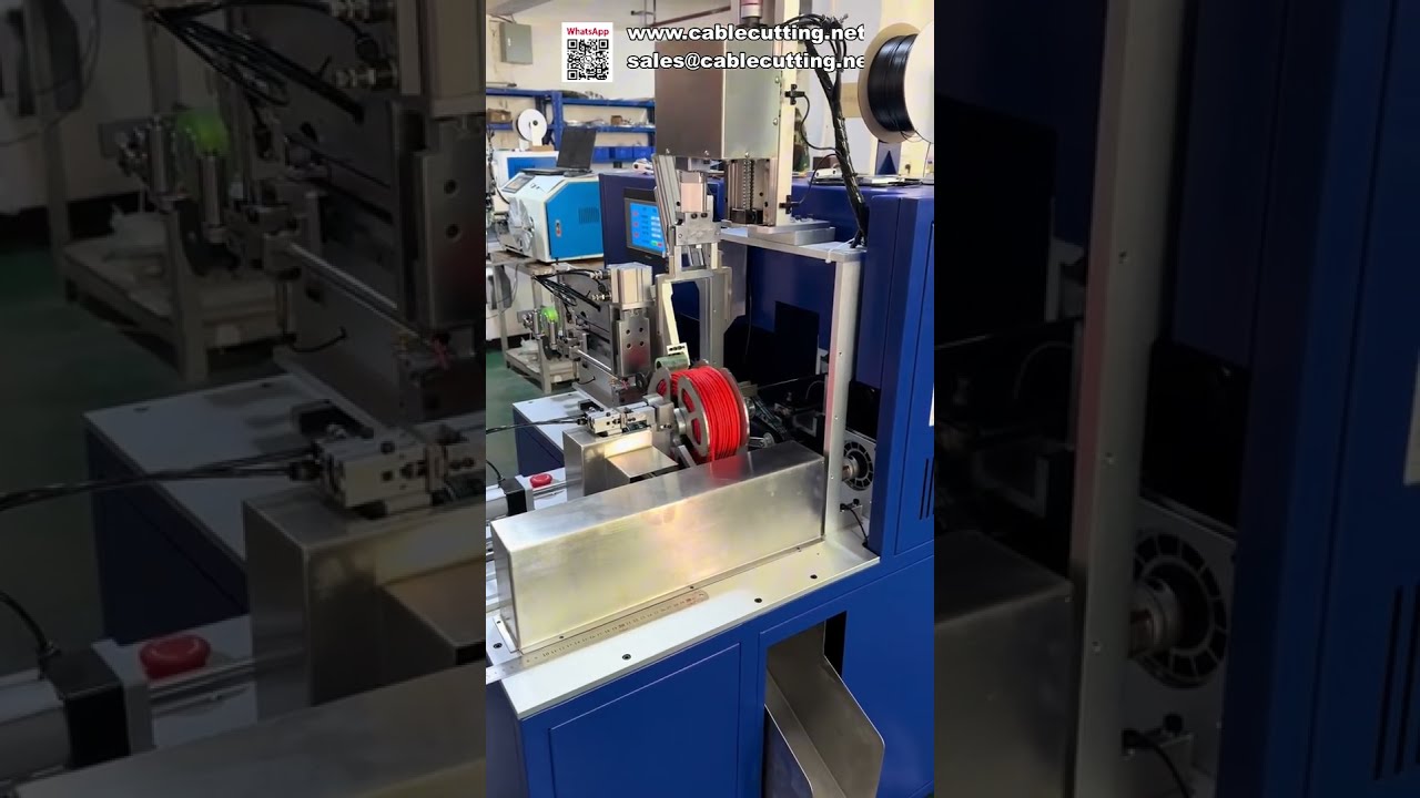 Volledig automatische machine voor meter tellen, draad knippen, wikkelen en binden