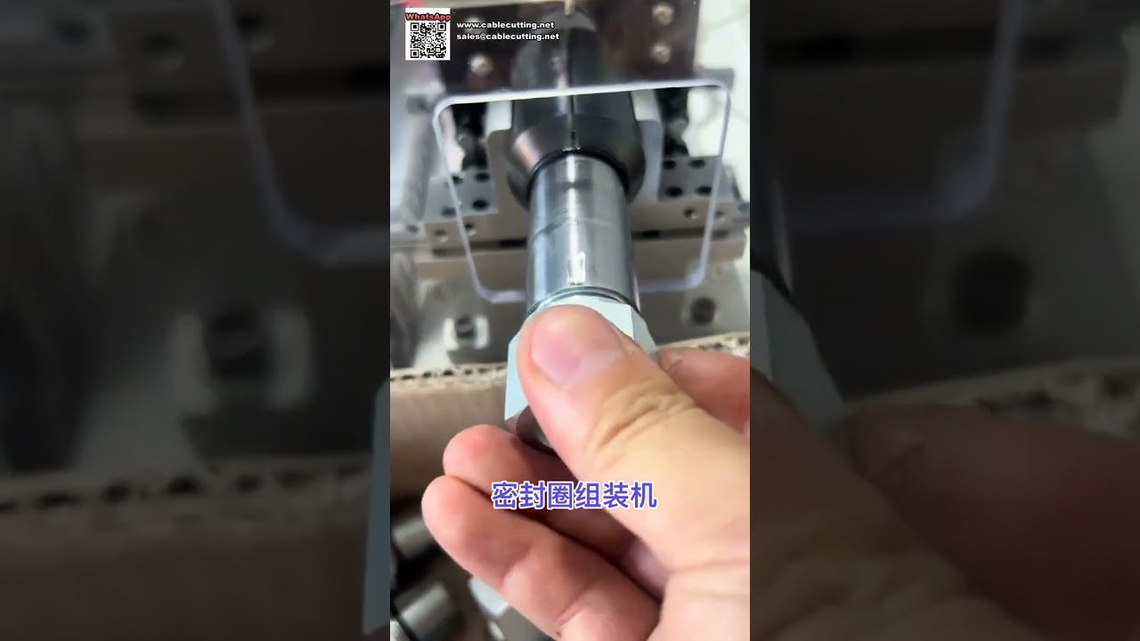 O-ring montageapparatuur voor waterdichte auto-onderdelen en bedrading - Korte versie