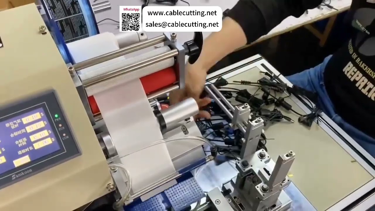 Servomotor draadvouwlabelmachine, hoge nauwkeurigheid bij het aanvoeren en nauwkeurig labelaanbrenggereedschap