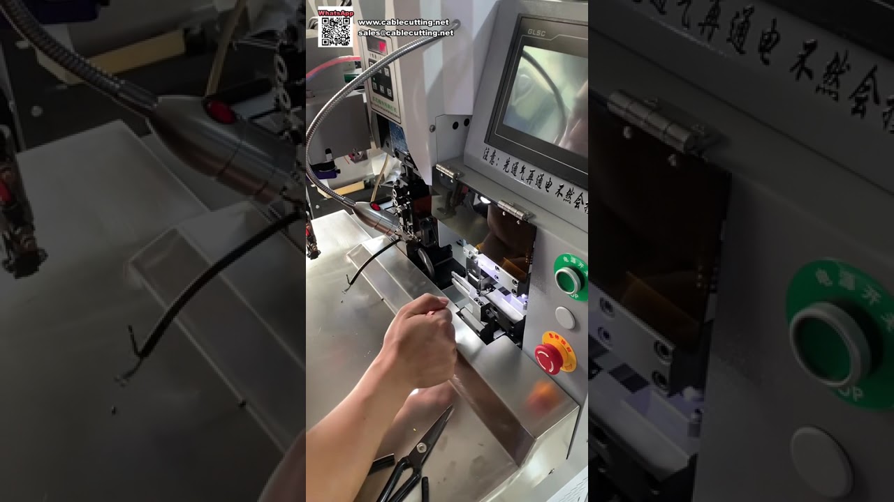 Elektrische strip- en krimpmachine voor meeraderige kabel — één eenheid voor meerdere kabelmaten