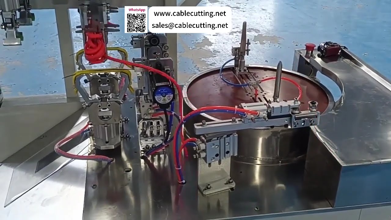 Automatische draadbinde-apparatuur met figuur 8 dubbele binding voor kabels met grote diameter