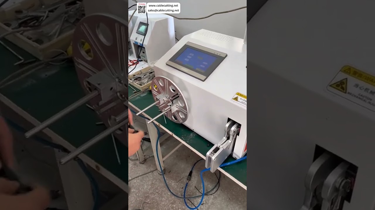 Semi-automatische draadbindmachine voor snelle bundeling in kabelboomproductie