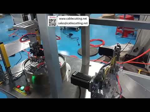 Automatische VGA-kabel opwikkel- en bindmachine  Dubbele cirkelbinddraadverwerkingsapparatuur
