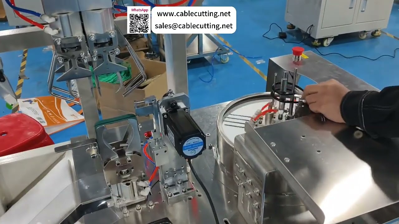 Automatische kabelbindmachine — bundelen van kabels met zware connectoren