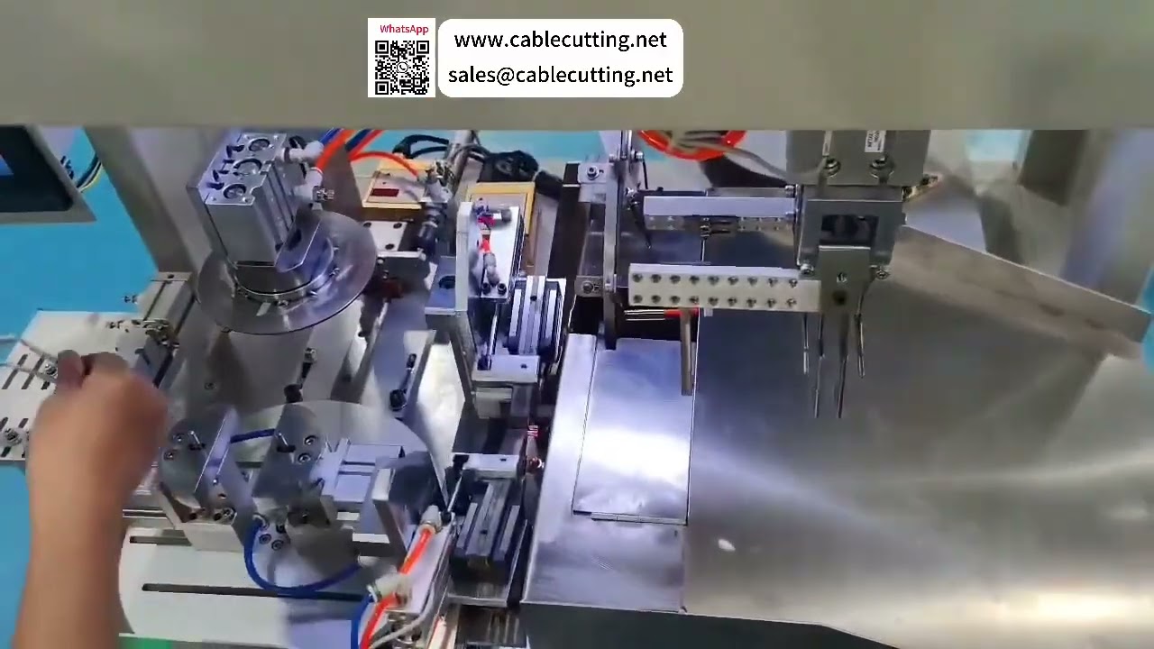 Automatische machine voor silicone-ring plaatsen en wikkelen van netsnoer — efficiënte kabelverwerking