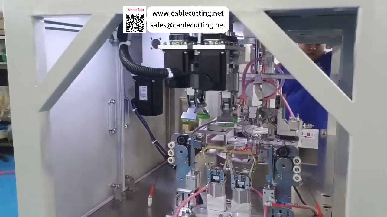 Geïntegreerde machine voor kabel snijden, strippen, wikkelen en binden — ronde en figuur-8 wikkeling