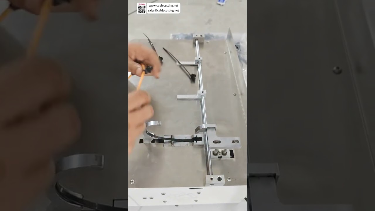 Op maat gemaakte kabelbindermachine met automatische vergrendeling en staartafsnijding, hogesnelheidsbundelingsgereedschap.