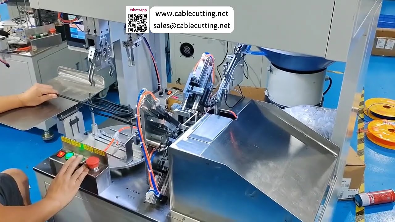 Automatische siliconen ring insertiemachine met anti-reverse  foutloze draadboom assemblage tool