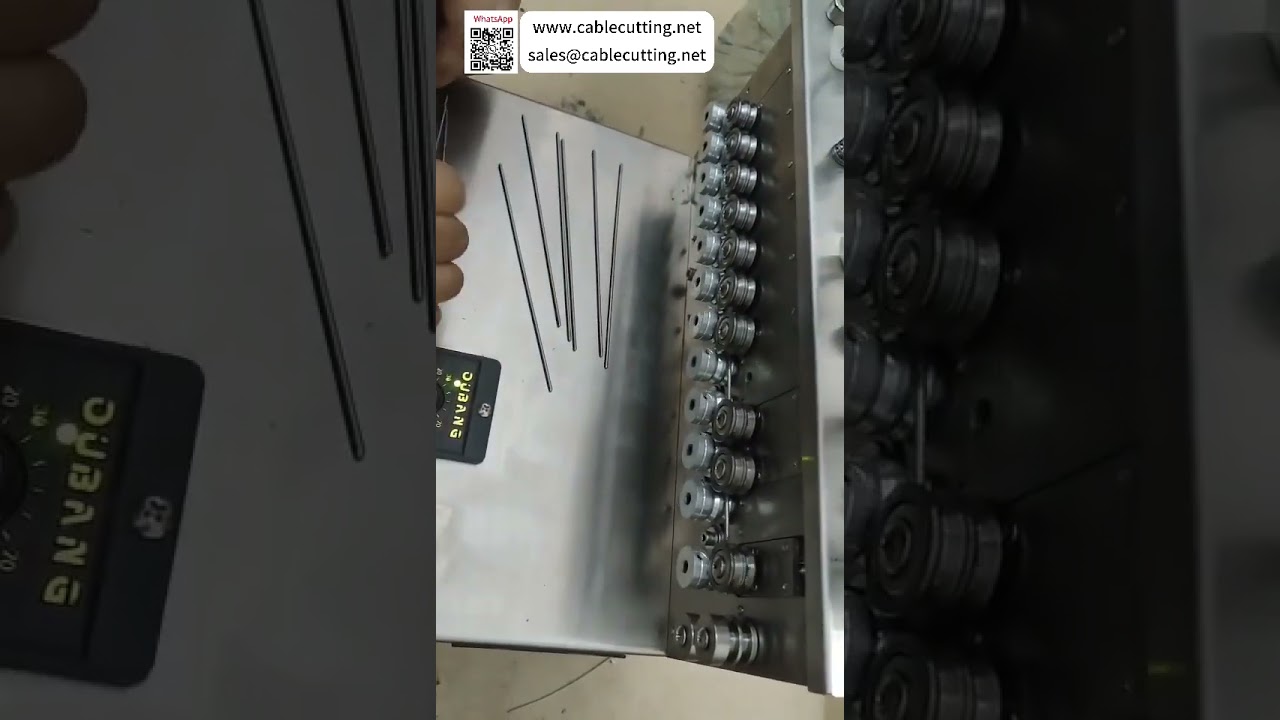 Elektrische metaalstaafrichtmachine voor precisie nivellering van aluminium staaf met 2 mm diameter