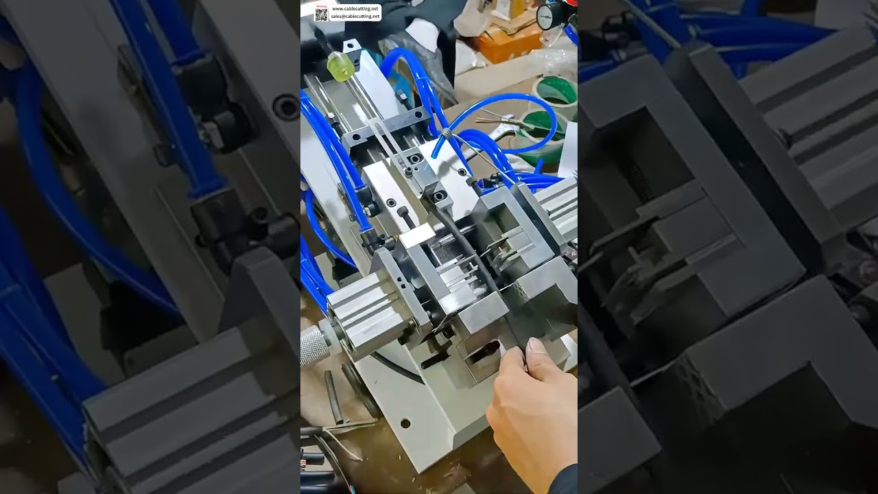 Semi-automatische binnen- en buitenrubber kabelstripmachine  precisie zware striptool