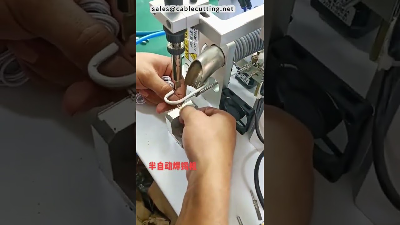 2-pins LED-strip soldeermachine - 0,6 seconde cyclustijd, ronde verbindingen | Snelle soldeermachine voor industriële automatisering