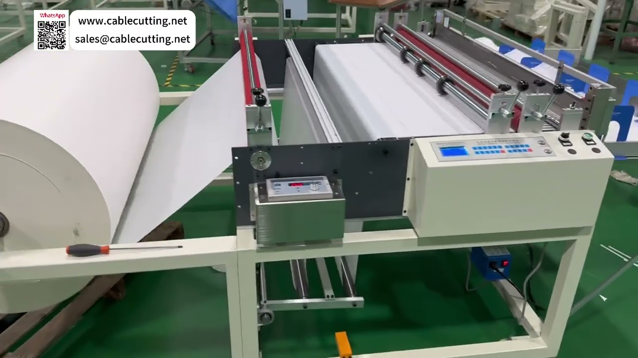 Professionele snijset voor zwaar kopieerpapier en siliconenpapierrollen - Automatische vellen snijmachine