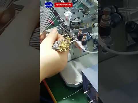 Automatische I-PEX coaxkabel terminal krimpmachine – Precisie en snelheid