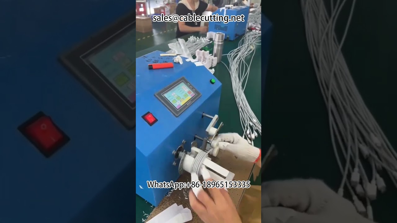 Papierkaart wikkelmachine & datakabel wikkelmachine voor auto's, DIY en fabrieksautomatisering