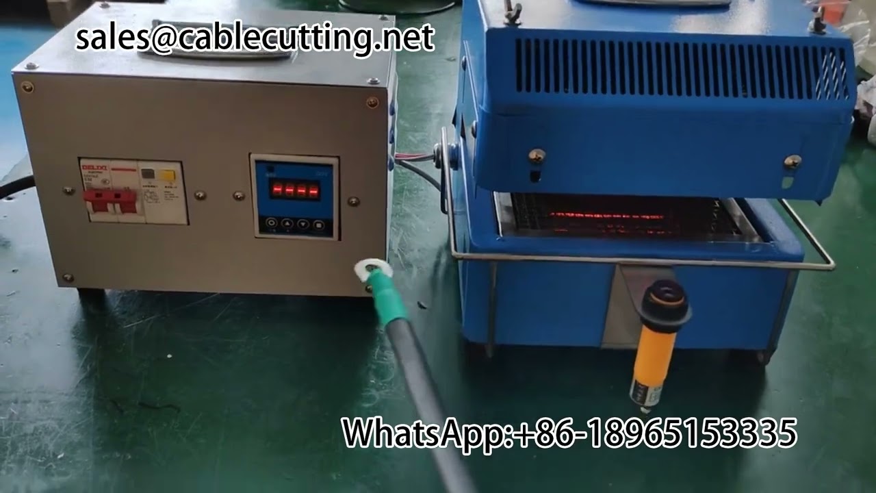 Heat shrink tubing stripmachine met bakfunctie – Ideaal voor kabelboomproductie