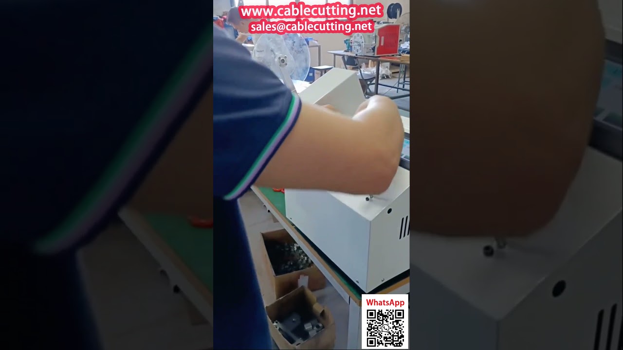 Geautomatiseerde kabelwikkelmachine voor Apple-stijl kabels op papieren spoelen