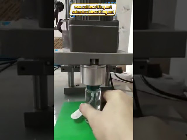 Automatische afsluitmachine DDX 450 – voor flessen, potten, blikken en ampullen