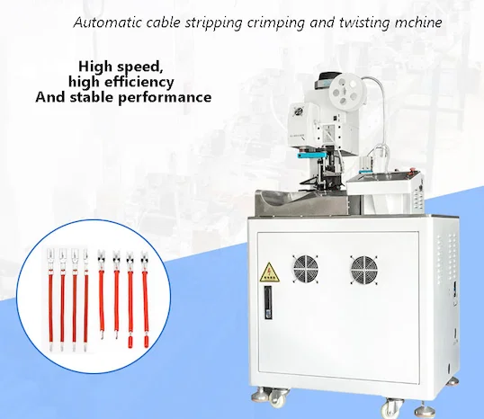 Automatische Kabel Strip-, Krimp- en Twistmachine