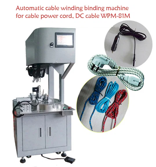 Automatische Netsnoer/DC Kabel Wikkelmachine WPM-81M