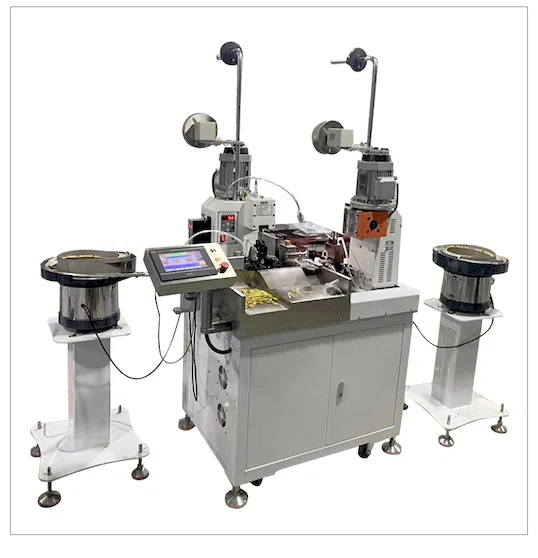 Automatische Dubbelkops Vibrerende Krimpmachine