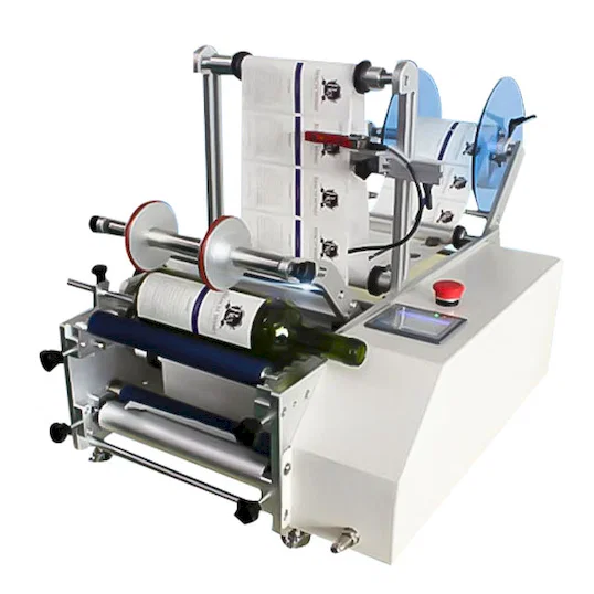 Semi-automatische Ronde Fles Markeermachine WPM-7160