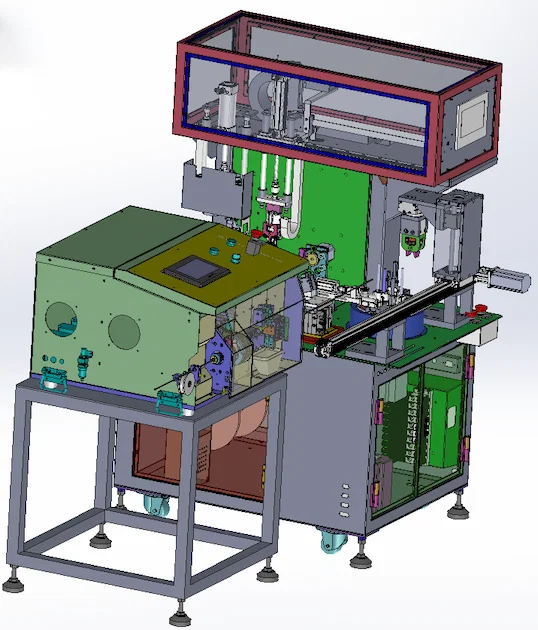 Coaxkabel Knip-, Strip-, Oprol- en Bindmachine WPM-URT-81M